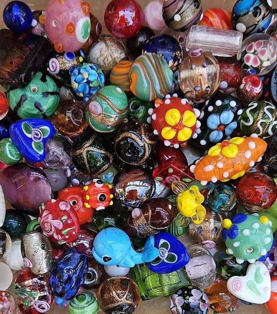 Glass Beads ***Crazy Wednesday *** Assorted Beads & Findings for sale